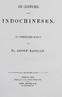 Bild Nr.1: 128-2155 Bastian,A.: (Asien)