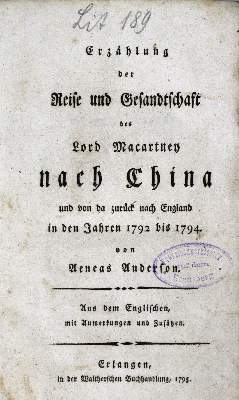 Bild Nr.1: 128-2156 Anderson,A.: (Asien, China)