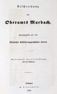 Bild Nr.1: 128-2189 Oberamtsbeschreibungen.: (Deutschland, Baden-Württemberg)
