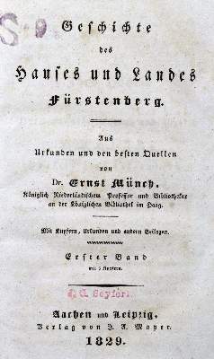 Bild Nr.1: 128-2240 Münch,E.: (Deutschland, Fürstenberg)