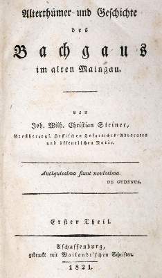 Bild Nr.1: 128-2270 Steiner,J.W.C.: (Deutschland, Maingau)