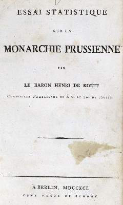 Bild Nr.1: 128-2294 Korff,H.U.C.v.: (Deutschland, Preussen)