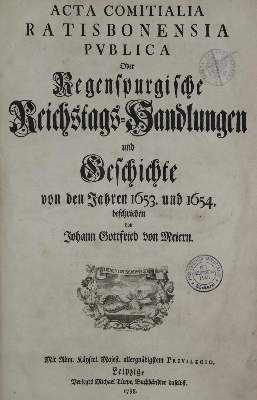 Bild Nr.1: 128-2297 Meiern,J.G.v.: (Deutschland, Regenburg)