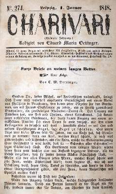 Bild Nr.1: 128-2299 Charivari.: (Deutschland, Revolution 1848/49 - Vormärz - Politik)