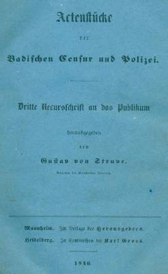 Bild Nr.1: 128-2304 Struve,G.v. (Hrsg.).: (Deutschland, Revolution 1848/49 - Vormärz - Politik)