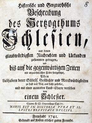 Bild Nr.1: 128-2328 Historische und geographische Beschreibung: (Deutschland, Schlesien)