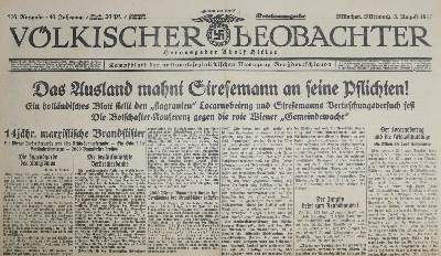 Bild Nr.1: 128-2343 Völkischer Beobachter.: (Deutschland)