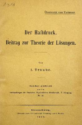 Bild Nr.1: 128-236 Traube,I.: (ZZRückgänge Sgl. Prof. Büttner Teil 1 und 2)