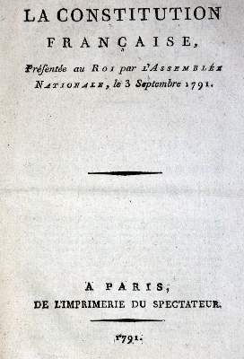 Bild Nr.1: 128-2380 La constitution française.: (Frankreich)