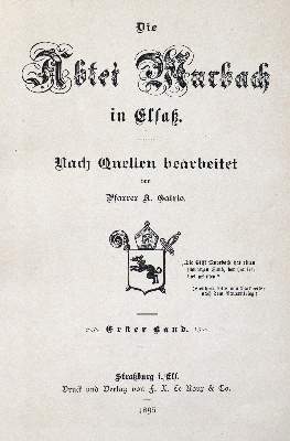 Bild Nr.1: 128-2395 Gatrio,A.: (Frankreich, Vogesen, Murbach)