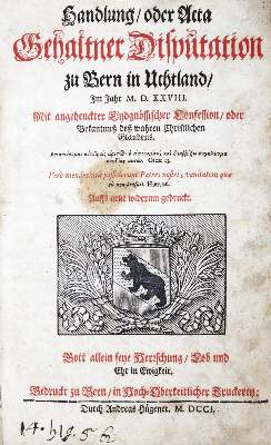 Bild Nr.1: 128-2439 Berner Disputation.: (Schweiz)