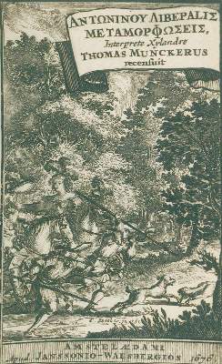 Bild Nr.1: 128-250 Antonius Liberalis.: (Alte Drucke, Handschriften und Theologie)