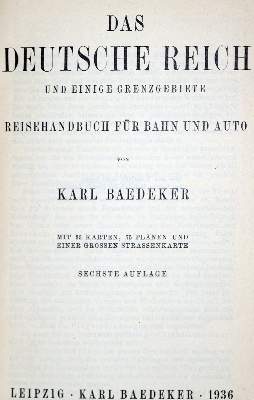 Bild Nr.1: 128-2506 Deutsche Reich, Das,: (Verschiedene Länder - Geschichte, Baedeker)
