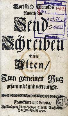 Bild Nr.1: 128-252 Arnold,G.: (Alte Drucke, Handschriften und Theologie)