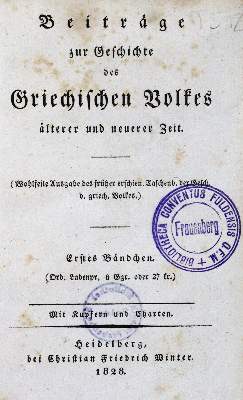 Bild Nr.1: 128-2527 Schott,A. u. M.Mebold.: (Verschiedene Länder - Geschichte, Griechenland)