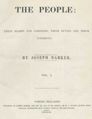 Bild Nr.1: 128-2531 Barker,J.: (Verschiedene Länder - Geschichte, Grossbritannien, Chartisten)