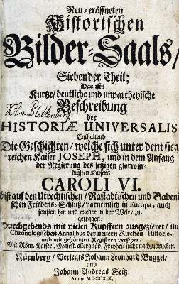 Bild Nr.1: 128-2543 (Imhof,A.L.).: (Verschiedene Länder - Geschichte)