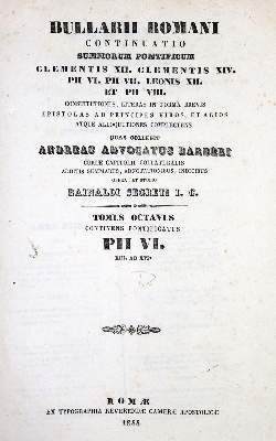 Bild Nr.1: 128-259 Barberi,A.: (Alte Drucke, Handschriften und Theologie)