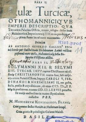 Bild Nr.1: 128-2611 Geuffroy,A.: (Verschiedene Länder - Geschichte, Türkei)
