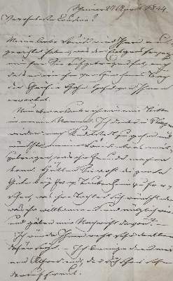 Bild Nr.1: 128-2624 Conta, Karl Friedrich Christian Anton von,: (Autographen)