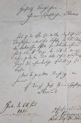 Bild Nr.1: 128-2632 Gräter, Friedrich David,: (Autographen)