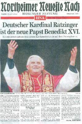 Bild Nr.2: 128-2647 Ratzinger, Joseph Alois: (Autographen)