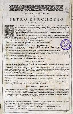 Bild Nr.1: 128-265 (Berchorius,P.: (Alte Drucke, Handschriften und Theologie)