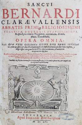 Bild Nr.1: 128-266 Bernardus Claravallensis.: (Alte Drucke, Handschriften und Theologie)