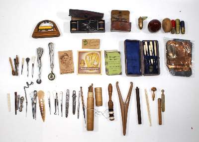 Bild Nr.2: 128-2695 Prächtige Sammlung: (Varia, Nähzubehör)