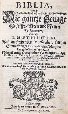 Bild Nr.1: 128-270 Biblia germanica.: (Bibeln)