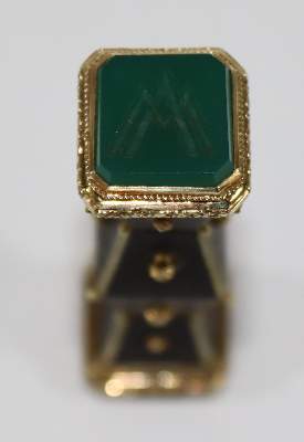 Bild Nr.2: 128-2710 Petschaft, Ebenholz,: (Varia)