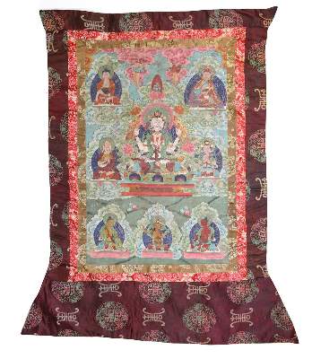 Bild Nr.1: 128-2816 Thangka.: (Asiatika)