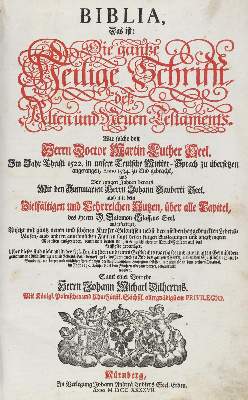 Bild Nr.1: 128-282 Biblia germanica.: (Bibeln)