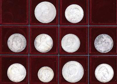 Bild Nr.1: 128-2853 Sammlung Silbermünzen: (Münzen und Medaillen, Silber, Kaiserreich)