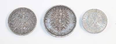 Bild Nr.2: 128-2855 Silbermünzen.: (Münzen und Medaillen)