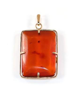 Bild Nr.1: 128-2895 Bernsteinanhänger: (Schmuck, Anhänger)