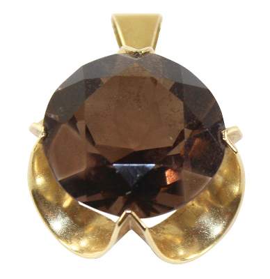 Bild Nr.1: 128-2903 Prächtiger Rauchquarzanhänger: (Schmuck, Anhänger)