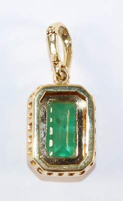 Bild Nr.3: 128-2904 Smaragd-Anhänger.: (Schmuck, Anhänger)