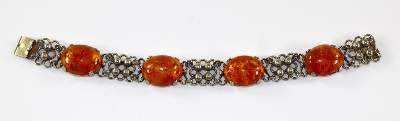 Bild Nr.1: 128-2909 Bernstein-Armband: (Schmuck, Armbänder)