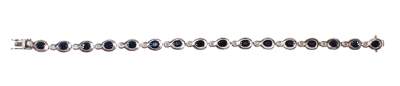 Bild Nr.1: 128-2910 Brillant-Saphir Armband.: (Schmuck, Armbänder)