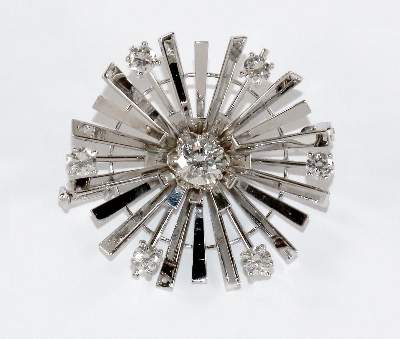 Bild Nr.2: 128-2938 Diamant-Brosche.: (Schmuck, Broschen)