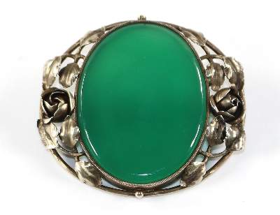 Bild Nr.1: 128-2950 Prachtbrosche 830 Silber.: (Schmuck, Broschen)