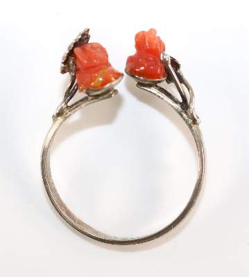 Bild Nr.2: 128-2955 Art Déco Korallencollier: (Schmuck, Colliers)