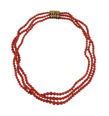 Bild Nr.1: 128-2959 Granatcollier.: (Schmuck, Colliers)