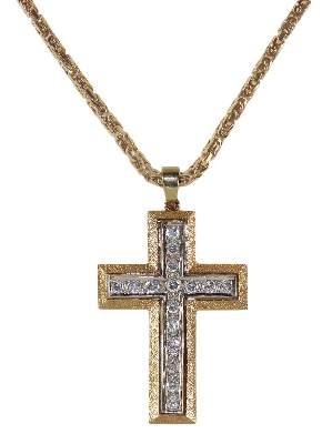Bild Nr.1: 128-2970 Prächtiges Brillantkreuz: (Schmuck, Colliers)