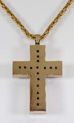 Bild Nr.2: 128-2970 Prächtiges Brillantkreuz: (Schmuck, Colliers)