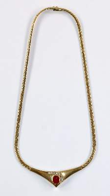 Bild Nr.2: 128-2974 Rubincollier.: (Schmuck, Colliers)