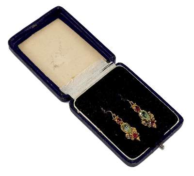 Bild Nr.1: 128-3011 Paar antike Ohrhänger.: (Schmuck, Ohrringe)