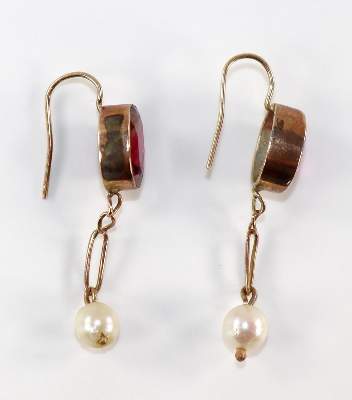 Bild Nr.2: 128-3012 Paar Ohrhänger 585 GG: (Schmuck, Ohrringe)