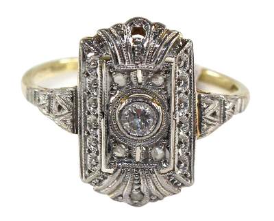 Bild Nr.1: 128-3022 Art Déco Ring: (Schmuck, Ringe)